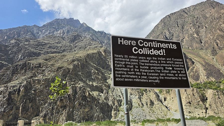 Hinweis auf die Kontinentalplatten - Nord-Pakistan: Landschaft