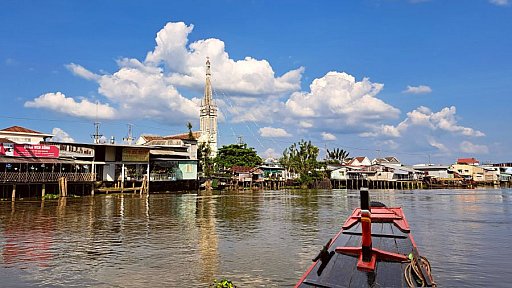 Bootsfahrt nach Vinh Long - Mekong-Delta - Land und Leute