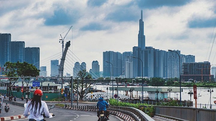 Blick auf den Landmark 81-Tower - Vietnam-Sehenswürdigkeiten