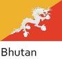 Bhutan Flagge 256