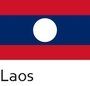 Laos Flagge 256