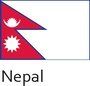 Nepal Flagge 256