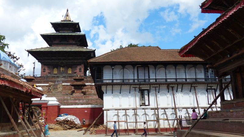 Nepal15 Kathmandu Dubar Square nach dem Erdbeben 800x450