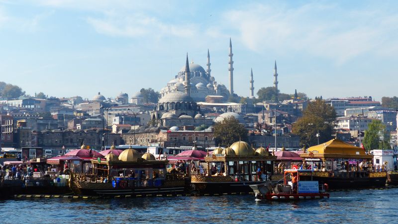 Tuerkei13 Istanbul Blick auf Altstadt Hagia Sofia 800x450